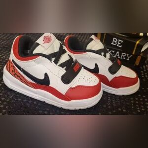 Jordan Kids Sneakers Red Black White